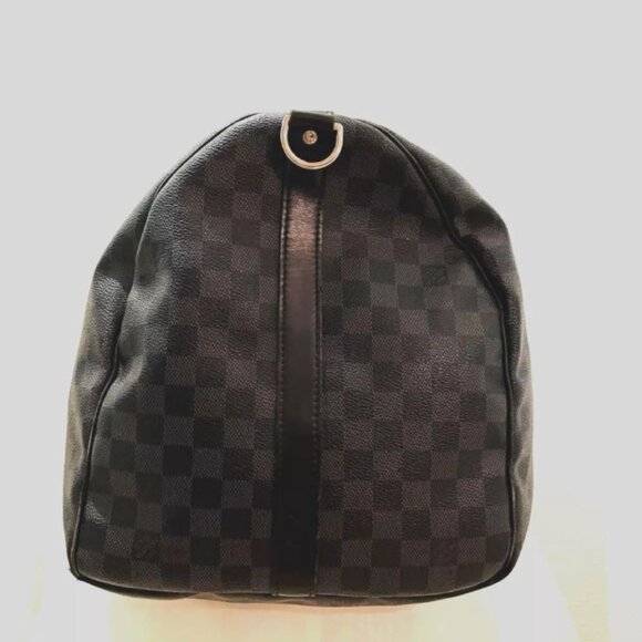 Louis Vuitton LV Monogram Bag 55 Damier Graphite Keepall Bandouliere 2016 Black - Picture 3 of 10